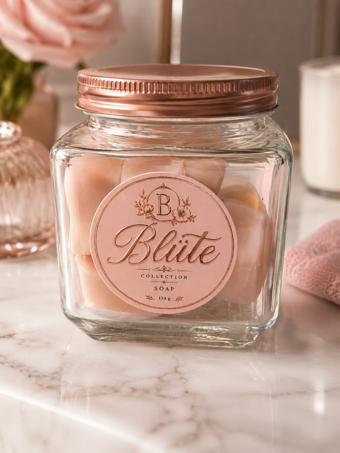 lüte Collection Luxury Soap Gift Jar