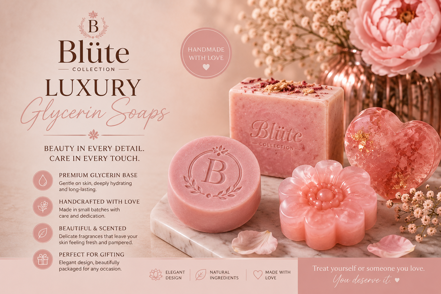 Blüte Collection Luxury Glycerin Soap