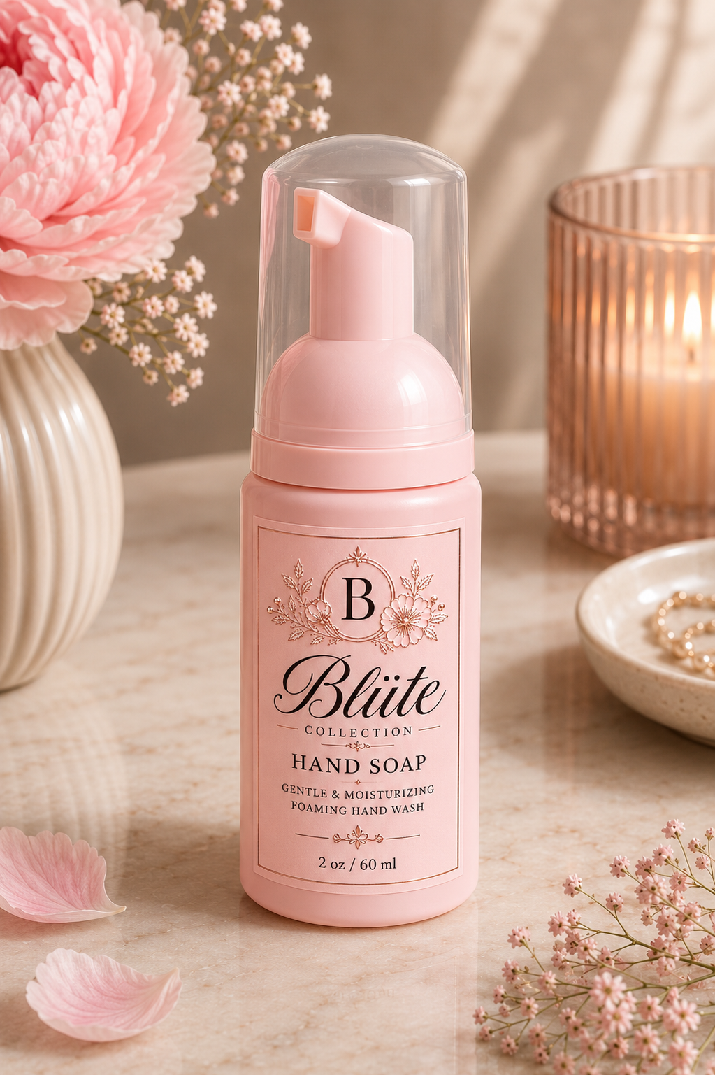 Blüte Collection Foaming Hand Soap – 2 oz (60 ml)